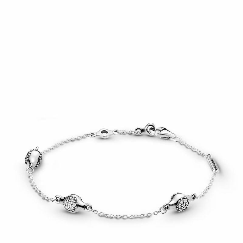 Pandora Australia Modern LovePods™ Bracelet - Sterling Silver | QKMSTC275